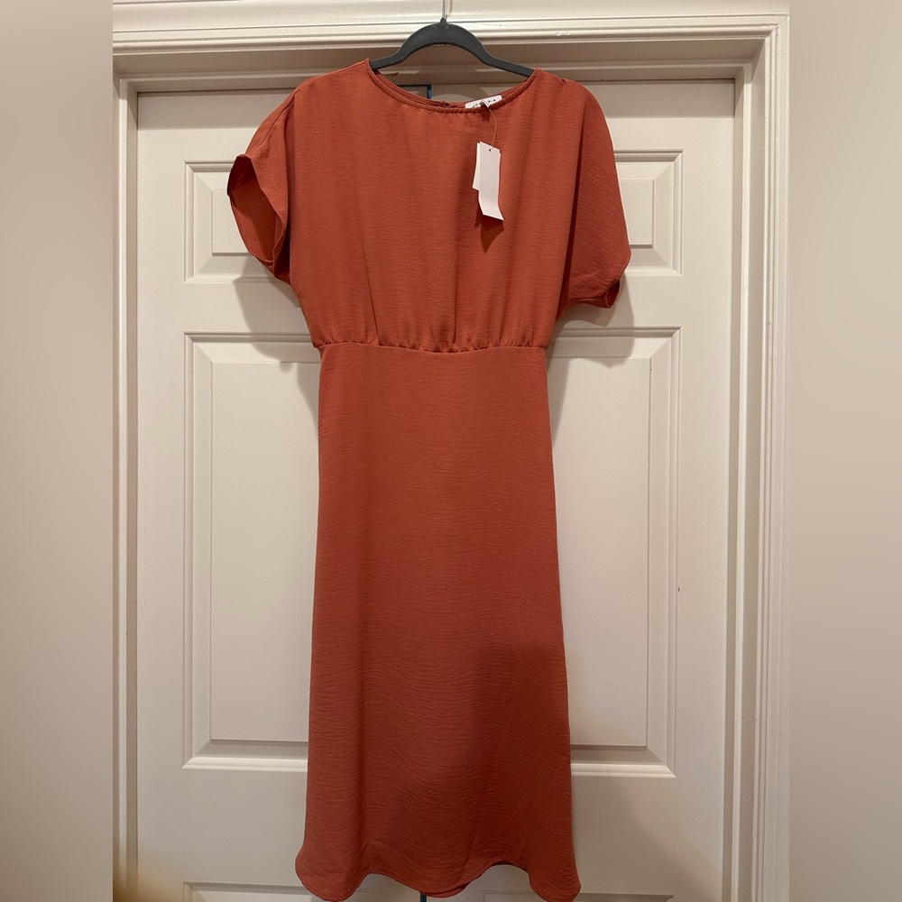 Dolman tea length dress